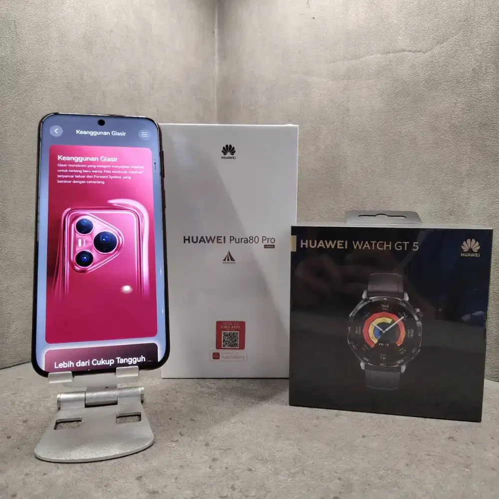 HUAWEI PURA 80 PRO TERMURAG READY FREE WATCH GT 5 ALL WARNA
