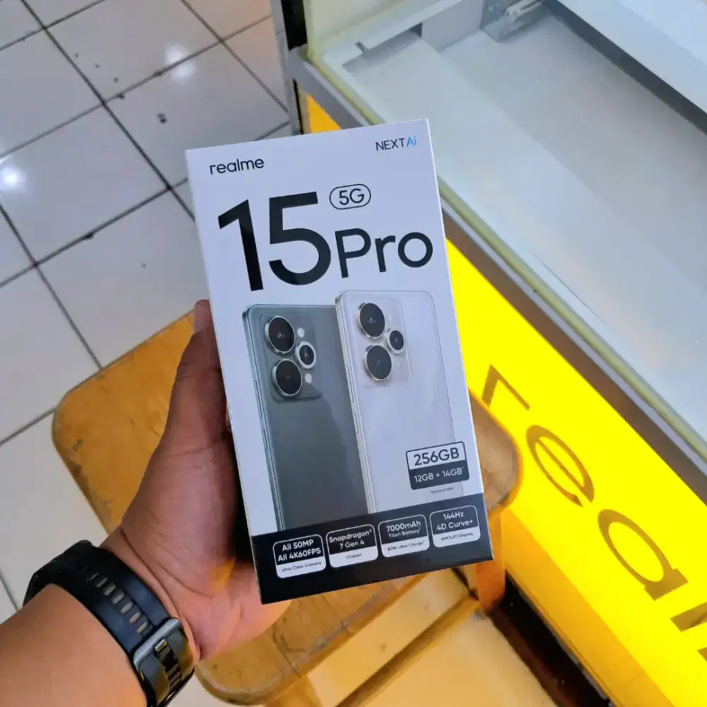 Realme 15 Pro 5G 12/256 Gb New Baru Murah Garansi Resmi 1 Tahun