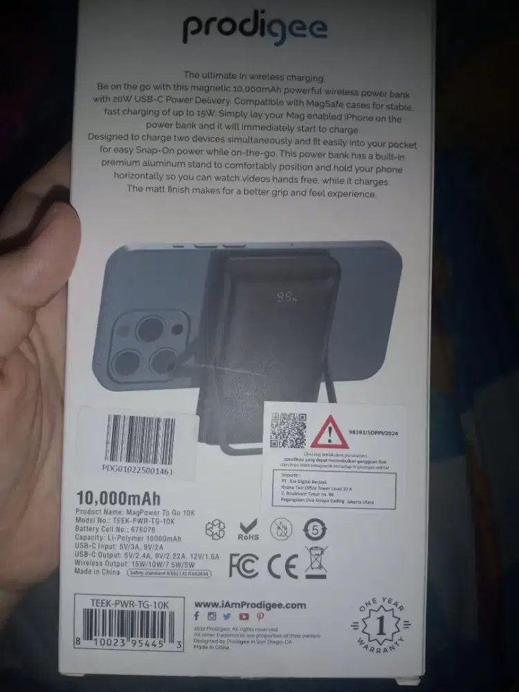 Powerbank wireless tanpa kabel