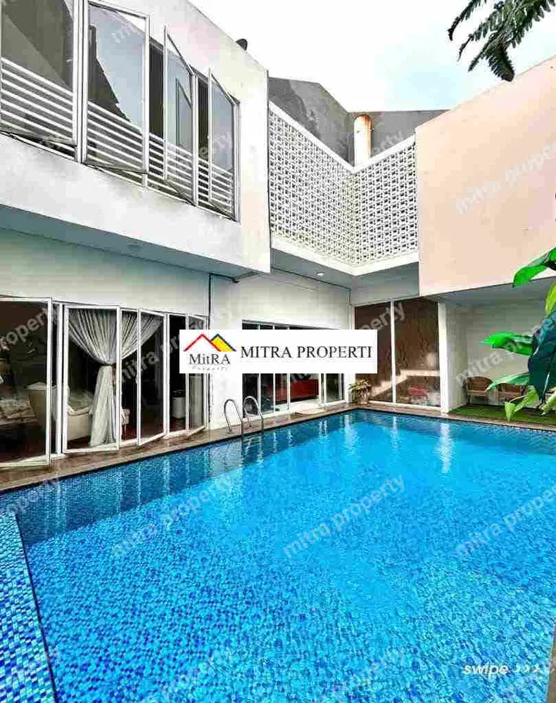 RUMAH ASRI MEWAH SIAP HUNI + KOLAM RENANG DI KOMPLEK PANCORAN