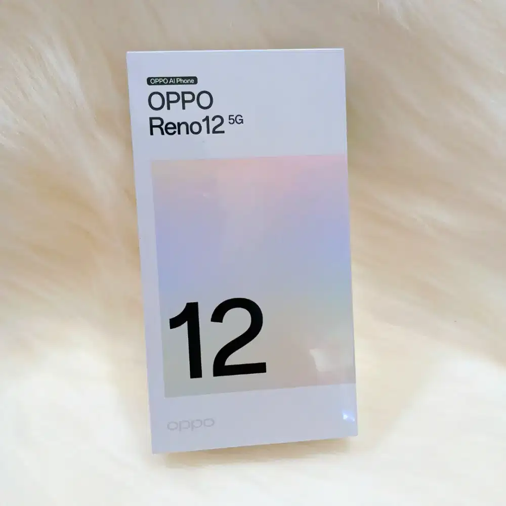 Oppo Reno 12 5G 12/256 Gb New Baru Murah Garansi Resmi 1 Tahun