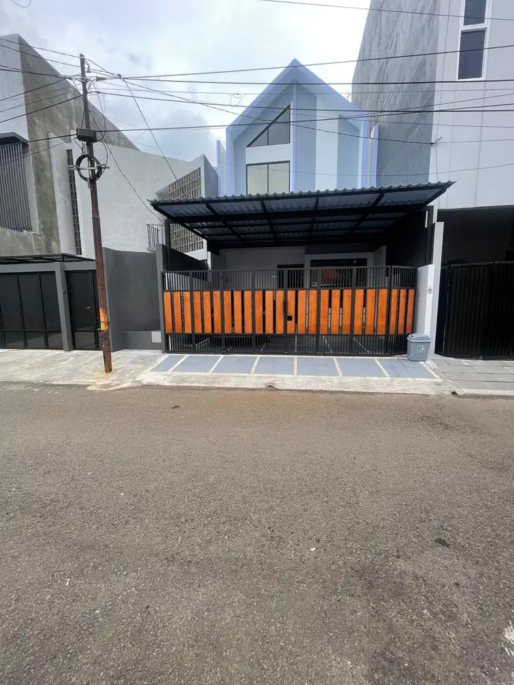 RUMAH FULL FURNISHED SCANDINAVIAN DIKOMPLEK