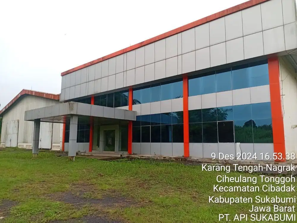 Jual murah pabrik cibadak sukabumi akses kontainer