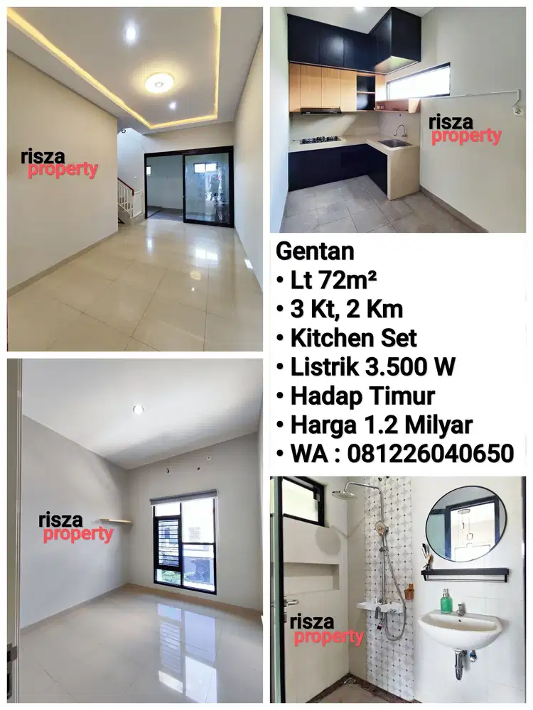 Jual Rumah Perumahan Area Gentan, Siap Pakai, Dekat Laweyan, Purwosari