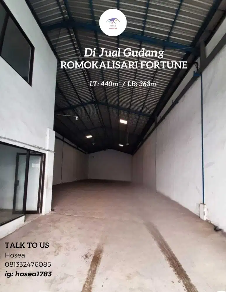 Gudang Siap Pakai Romokalisari Dekat Akses Tol Surabaya Barat