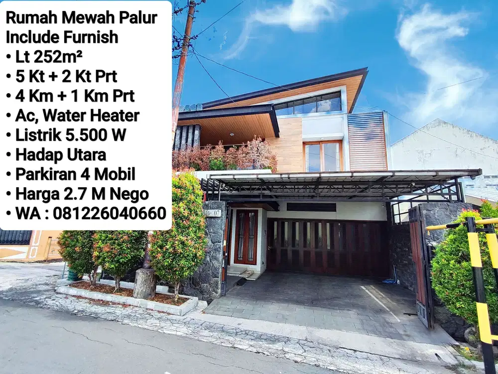 Jual Rumah Full Furnish Area Palur, Dekat Uns, Unisri, Fly Over