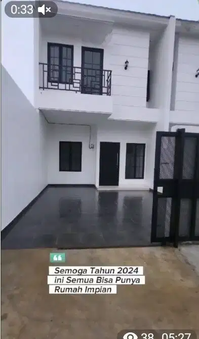 Dekat stasiun LRT Ciracas: cluster rumah klasik mewah Dekat pintu tol