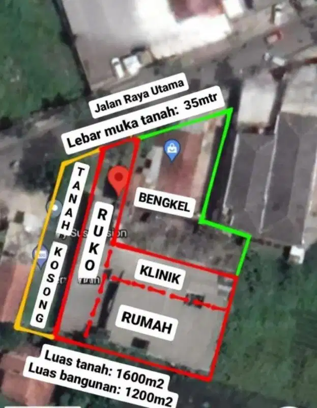 Dijual Tanah bonus Rumah di Warung Lobak Soreang Kab Bandung