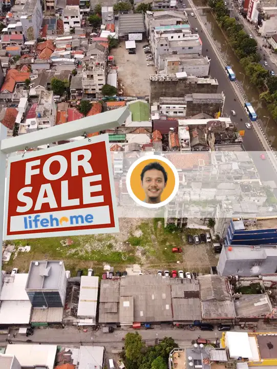 Tanah Lahan Komersil di Gajah Mada Jakarta Barat Prime Location