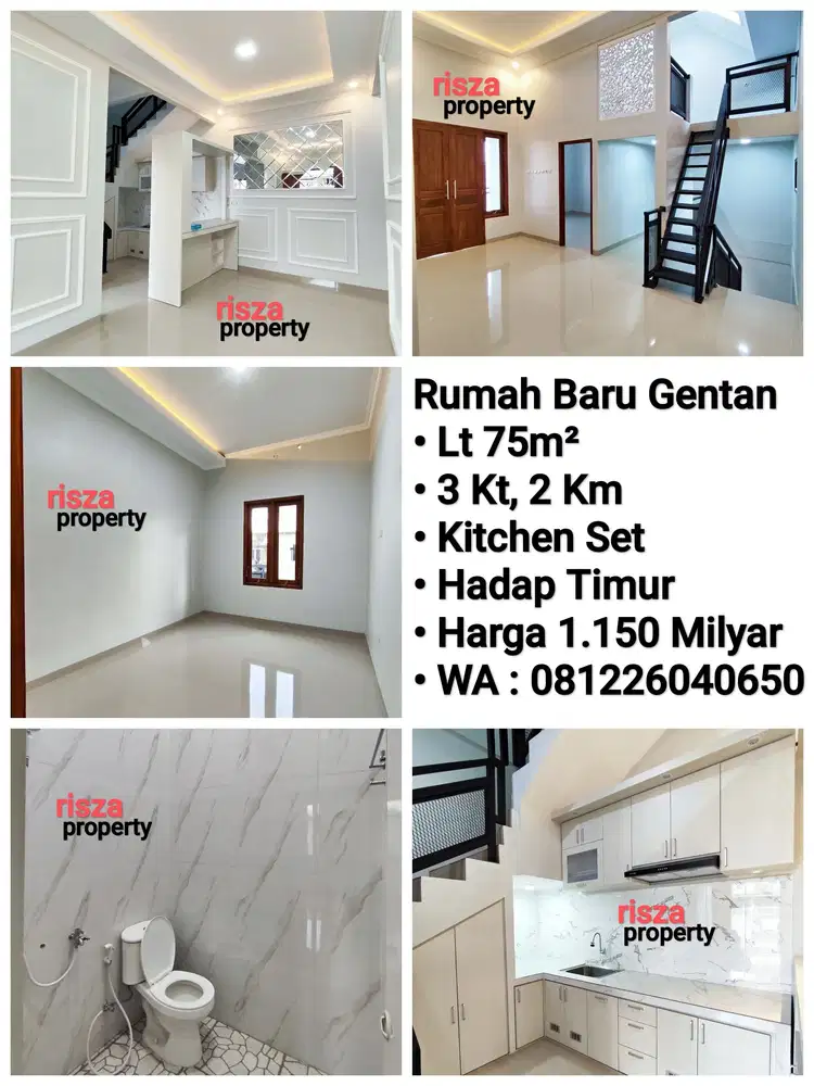 Jual Rumah Baru Area Gentan, Dekat Laweyan, Purwosari, Solo Baru