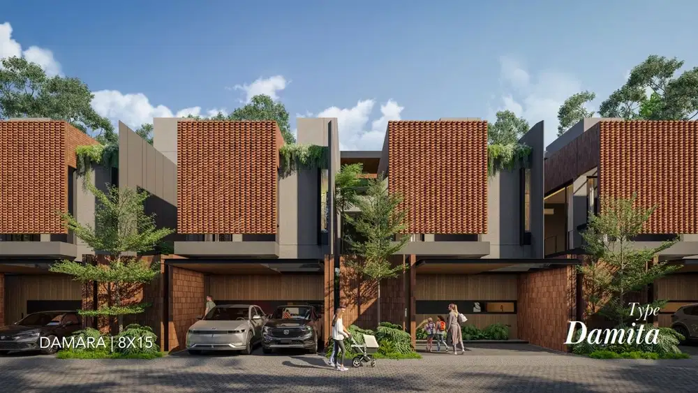 Hunian Bergaya Bali di Damai Village Serpong Cocok Utk Hunian / Invest