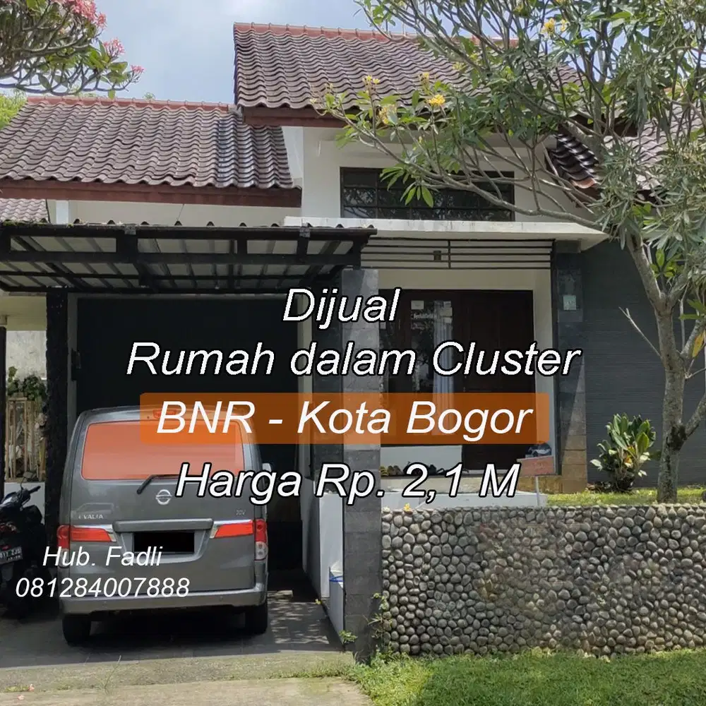 Dijual Rumah Siap Huni pada Kawasan Elit BNR The Jungle di Kota Bogor.