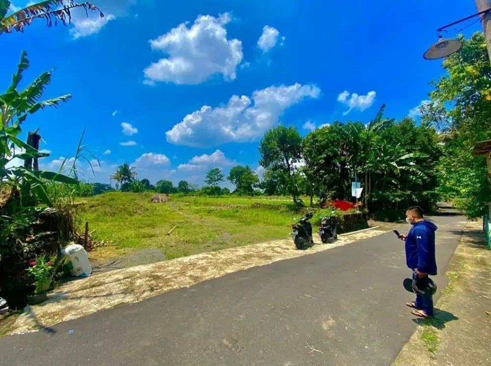 Tanah Bagus Posisi Hook 2 Muka dekat Gedung Kesenian Sleman