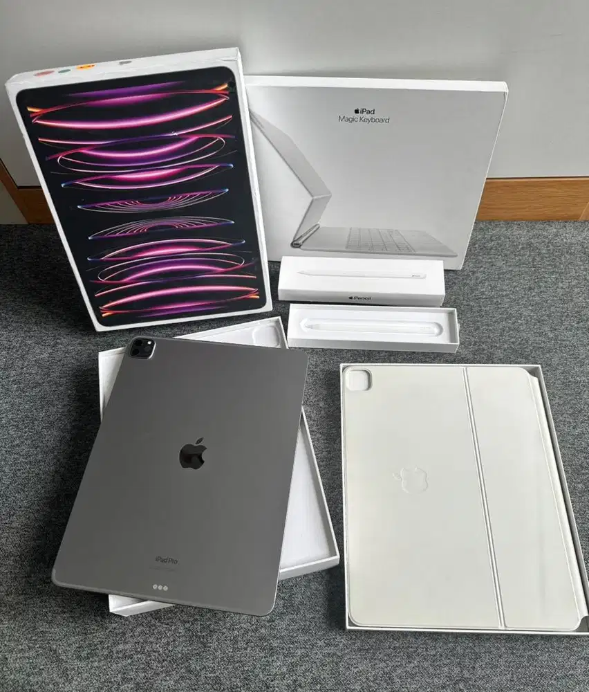Ipad Pro 12.9 M2 selluler All Provider 256GB Magic keyboard Pencil G2