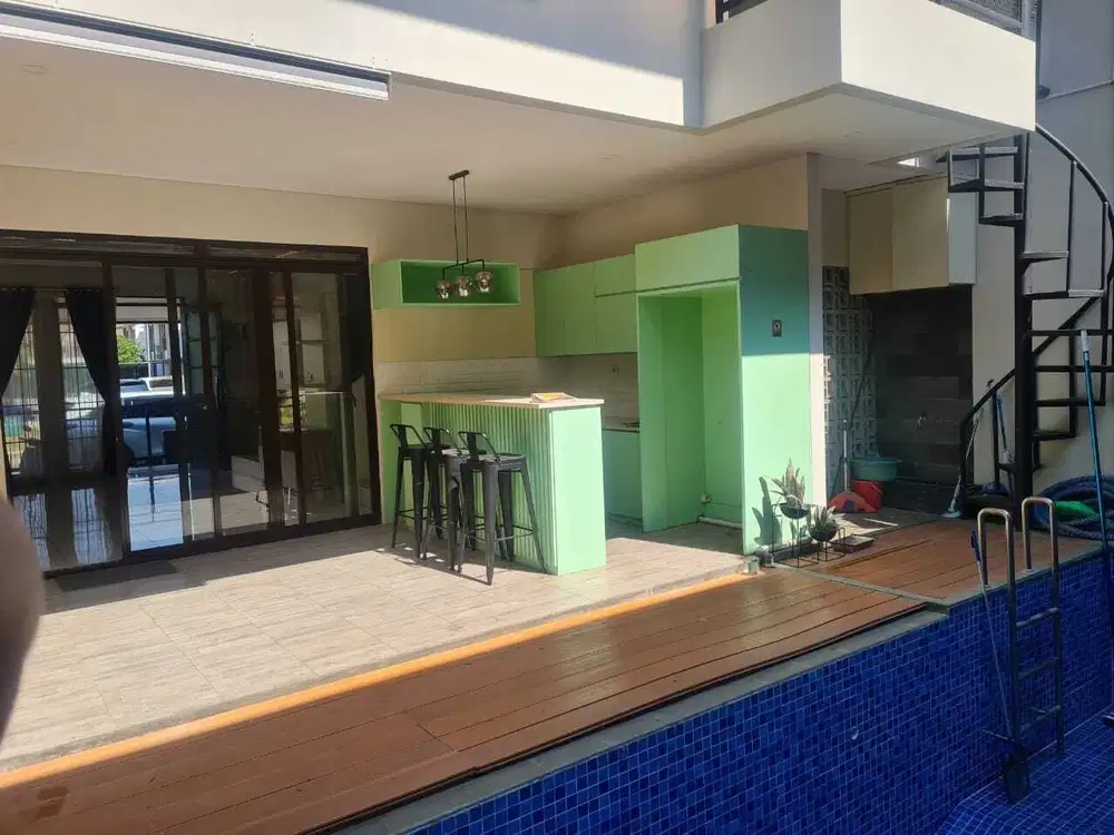 Jual Murah Rumah KBP + KOLAM RENANG minimalis full Renovasi