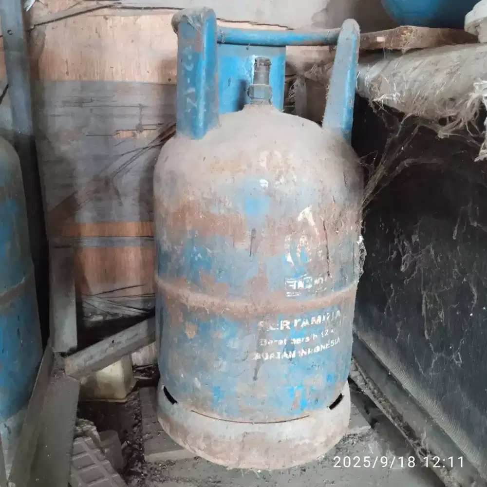 Tabung Gas LPG Elpiji 12 kg KOSONG Lama Tidak Dipakai