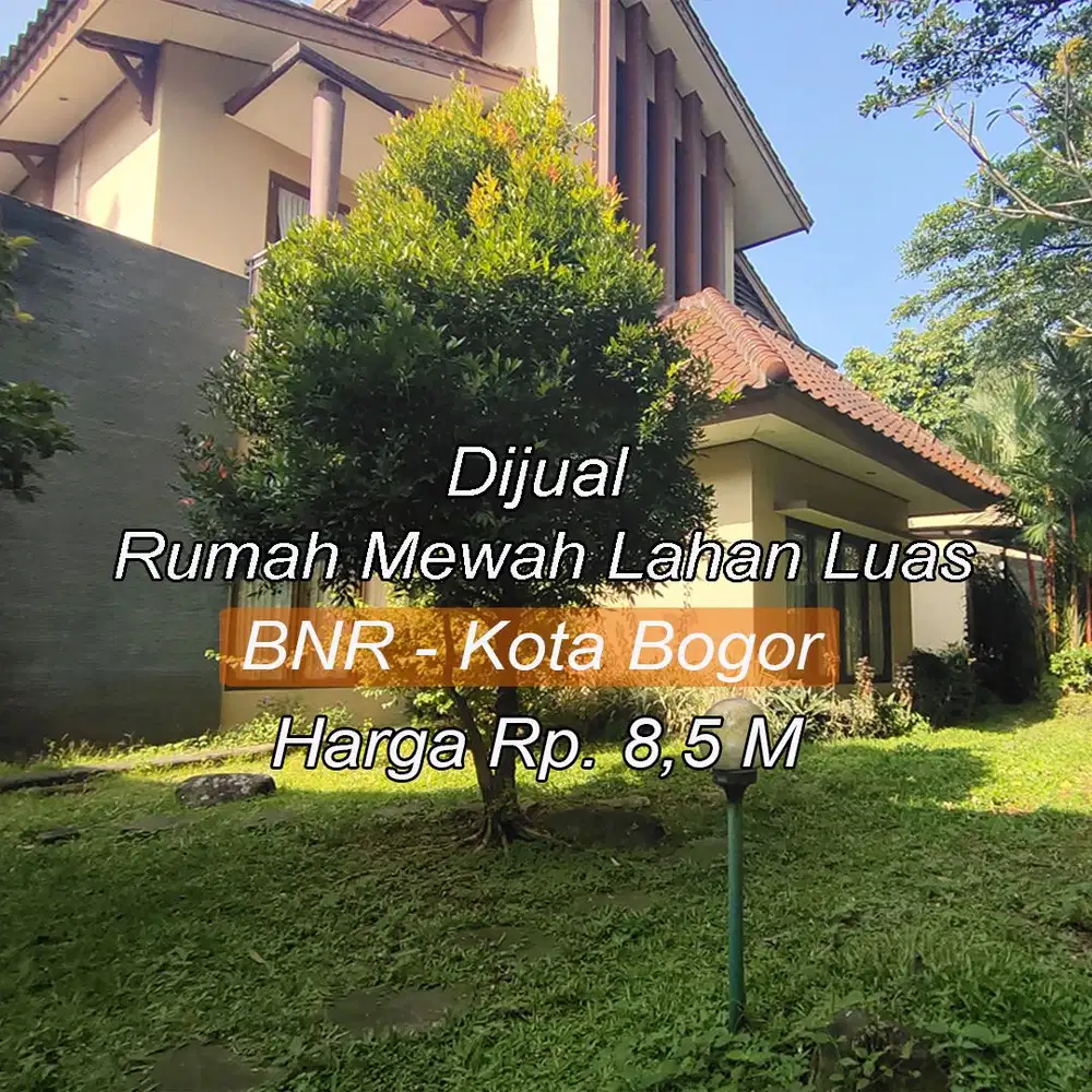 Dijual Rumah Mewah Lahan Luas Lokasi Strategis dekat Masjid Roosniah.