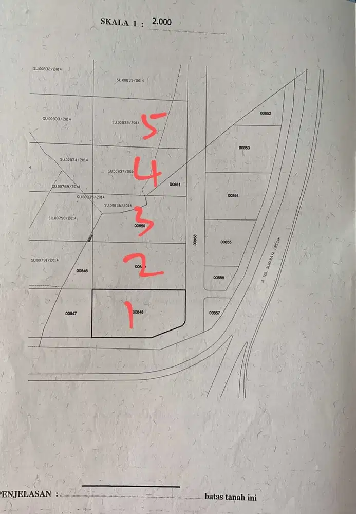 TANAH MURAH BUMI MASPION ROMOKALISARI DKAT KALIANAK, MARGOMULYO