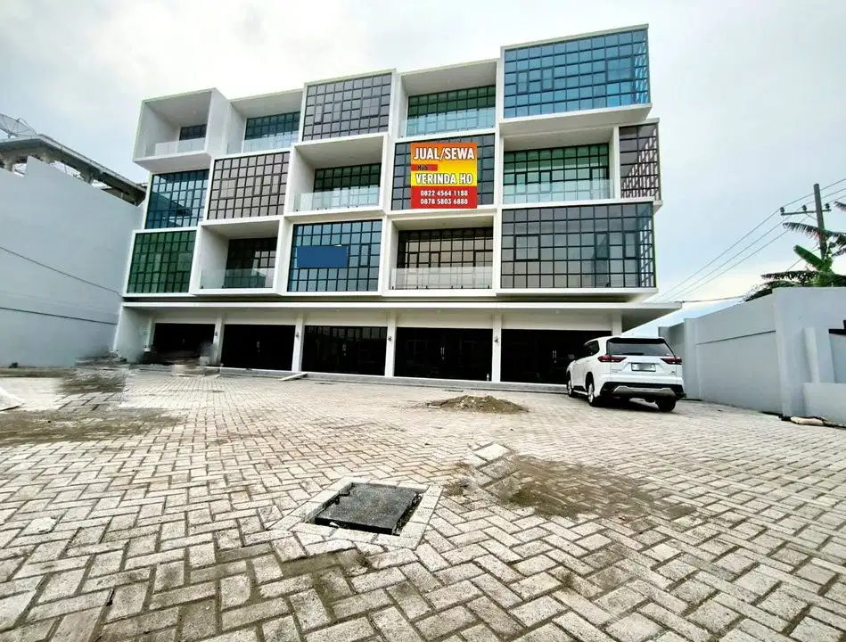 Dijual / Disewakan Ruko Baru 4 Lantai Dinoyo Design Minimalis Elegant