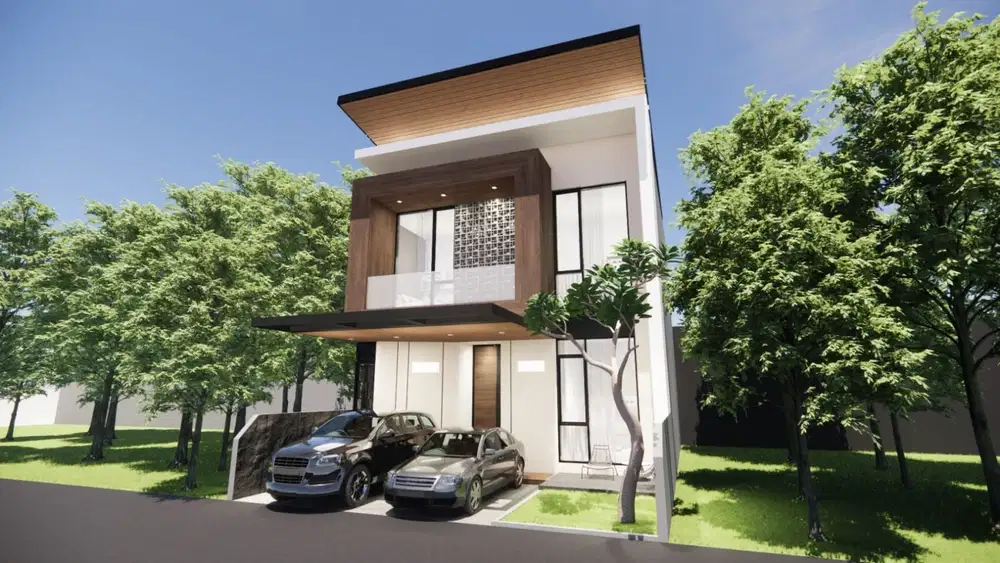 RUMAH WOODLAND CITRALAND DKT RAFFLES, PURI WIDYA  KENCAN, GRAHA FAMI