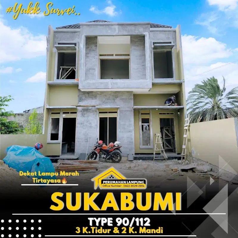 Rumah 2 Lantai Murah Kota Bandar Lampung