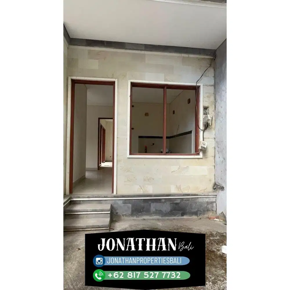 Dijual cepat, Murah dan menarik Rumah unfinished lokasi Jimbaran