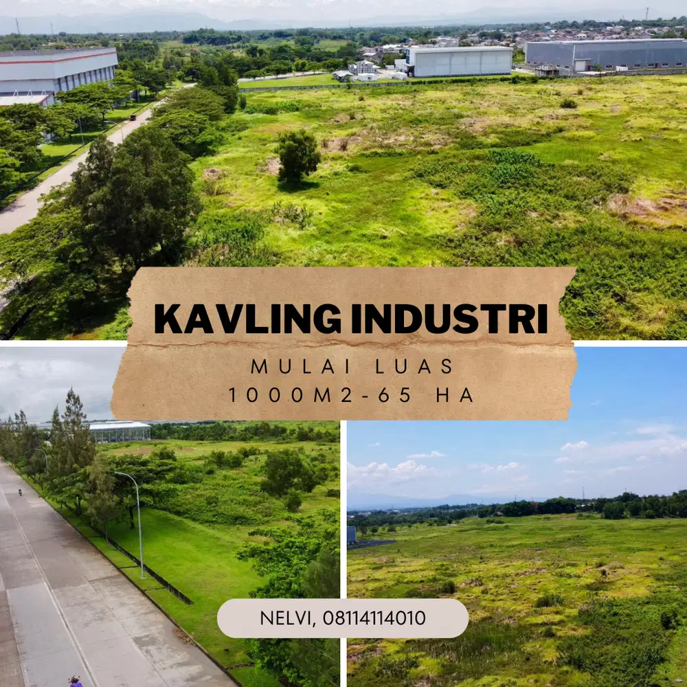 Jual Tanah Industri 1Ha Di Kawasan Industri Lippo Cikarang