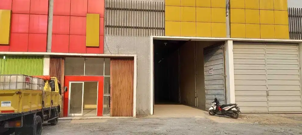 Dijual gudang bekasi lokasi di jalan utama bekasi cikarang