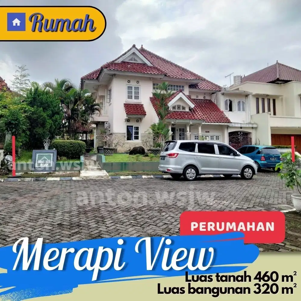 Rumah 2 Lantai Jogja Perum Pesona Merapi SHM Lt 460 m² Lb 320 m²