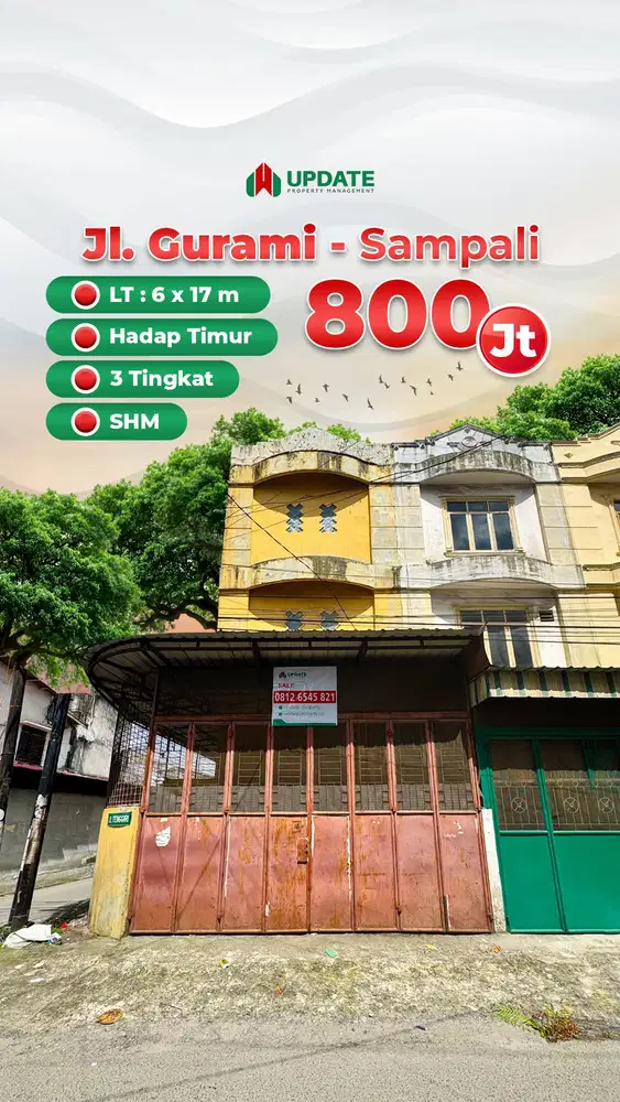 RUKO JL GURAMI DAERAH WAHIDIN SAMPALI