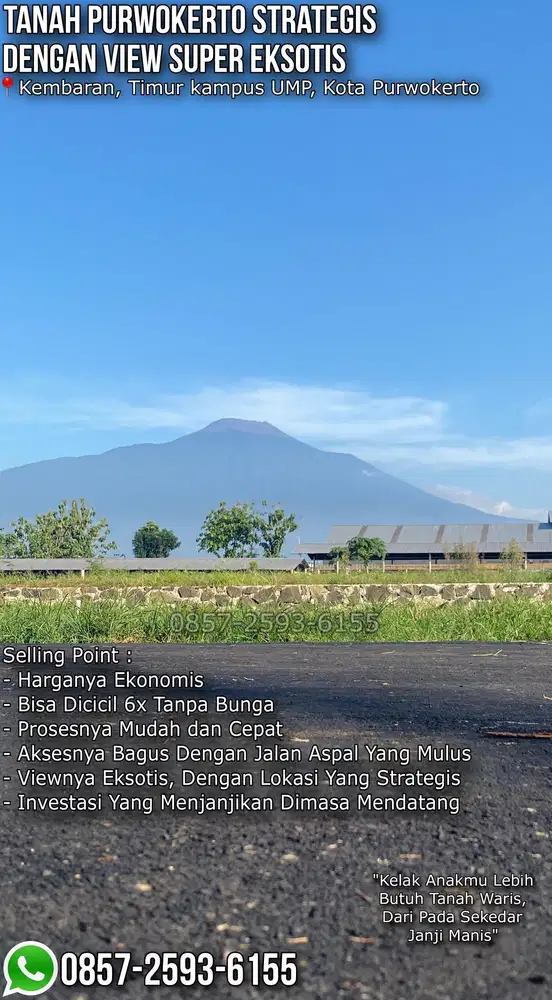 TANAH TIMUR PURWOKERTO VIEW BAGUS