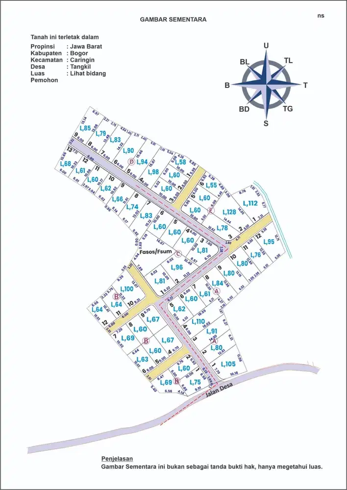 KAVLING SHM TANGKIL CARINGIN