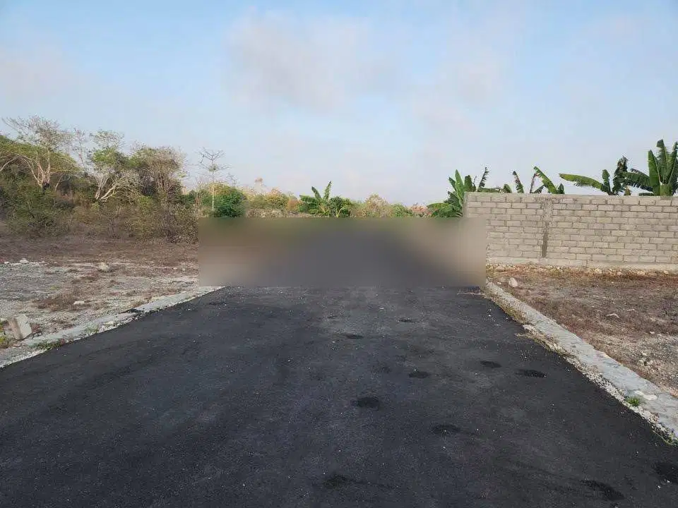 Tanah di jalan pantai pandawa akses jalan 5 meter