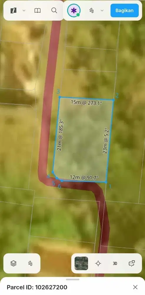 Tanah Murah 340m2 Siap Bangun Villa di Lotunduh Ubud