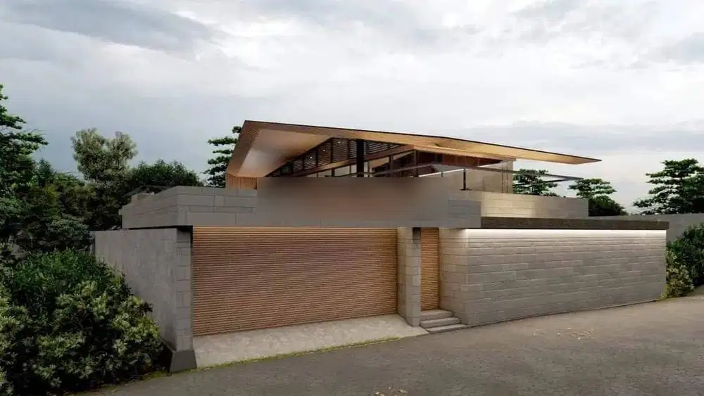 Villa baru view laut dekat dengan Sanur, pembangunan sudah 75%