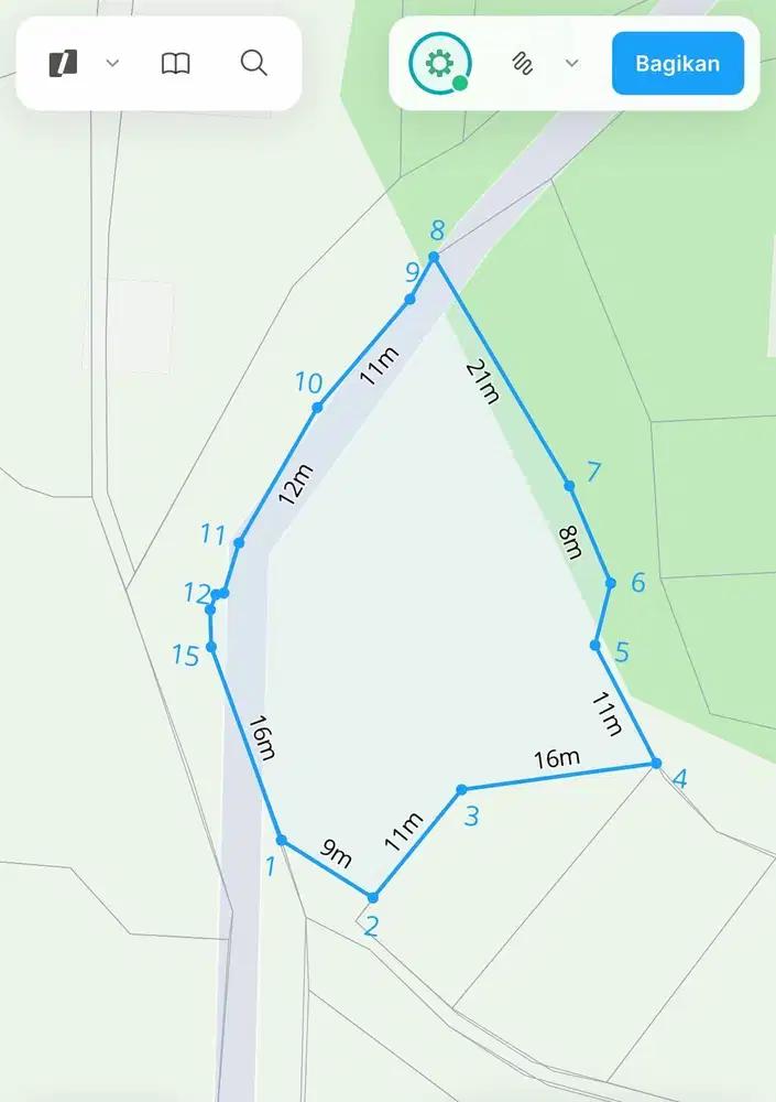 Tanah View Sawah Indah di Singakerta Ubud Bali