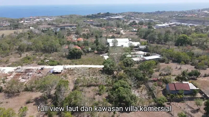 Sisa satu unit saja, Tanah kavling view laut di jalan pantai melasti