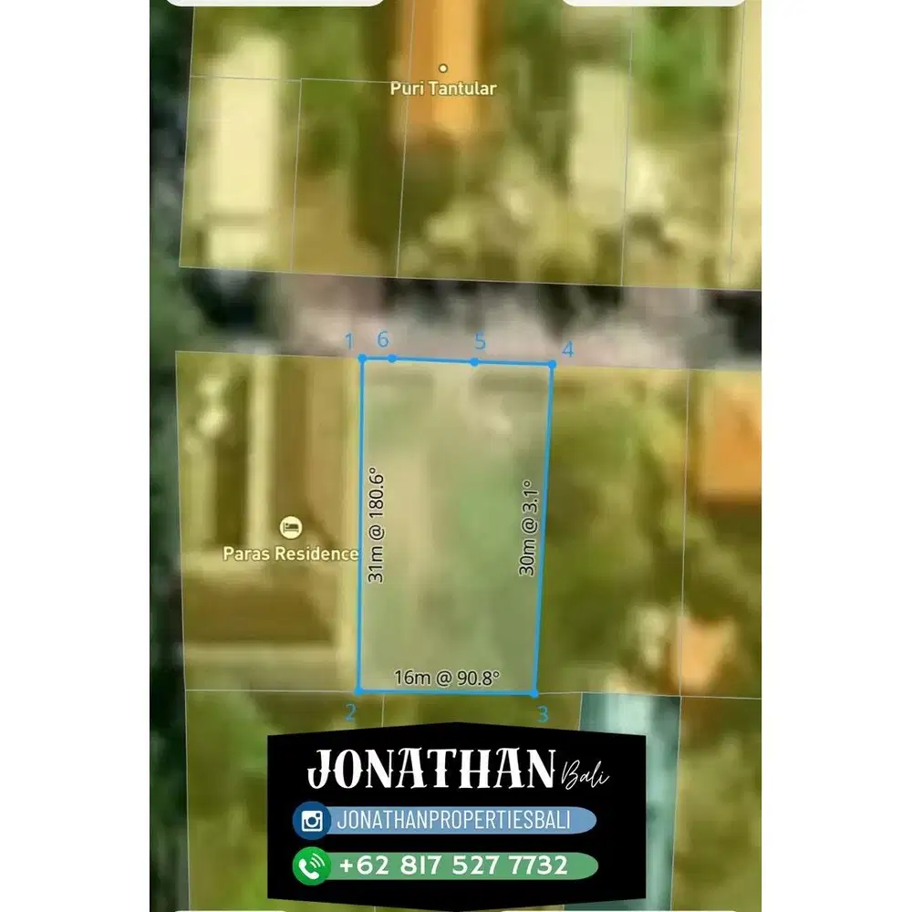 Dijual tanah premium Lokasi jalan tantular renon denpasar - LSAAN