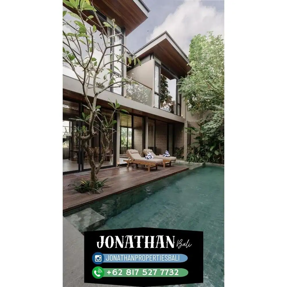 Villa Modern Urban Tropical lokasi Pererenan