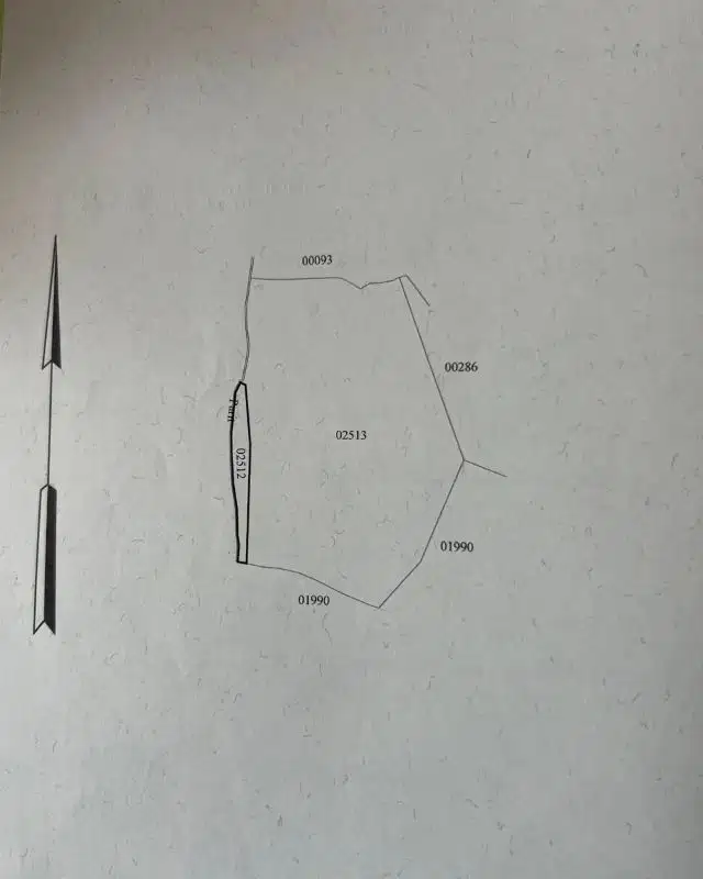 Tanah full view sawah di Jalan raya utama Sebali, Ubud