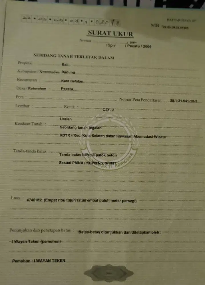 Tanah Langka 150 Meter dari Pantai Suluban, Uluwatu - Thumbnail 9