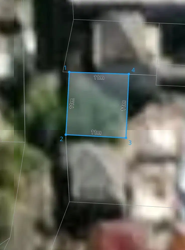 Tanah Strategis 121m2 Dekat Jalan Utama Renon Denpasar