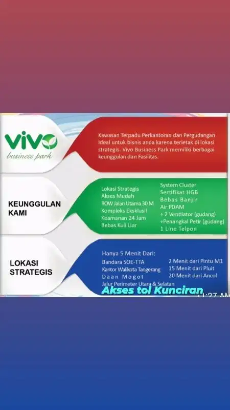 Gudang Brand New dalam kawasan