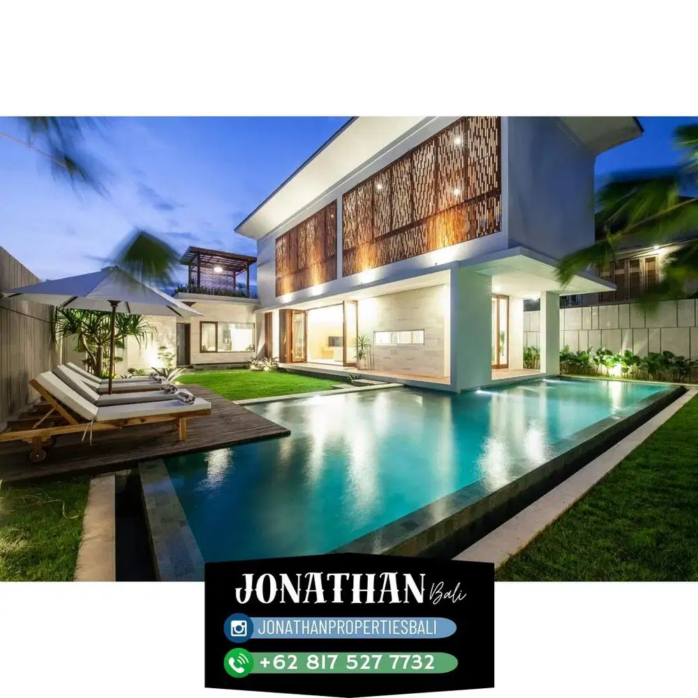 Dijual Villa Mewah Gaya Tropis Modern di Pererenan - VSCHA