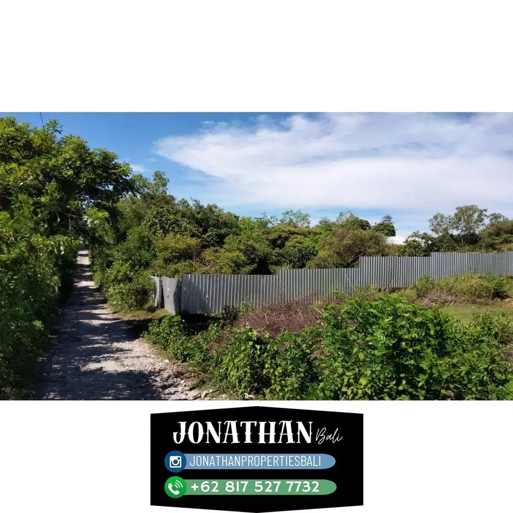 LAND FOR SALE FREEHOLD in Jl. Pantai Balangan - Lsan