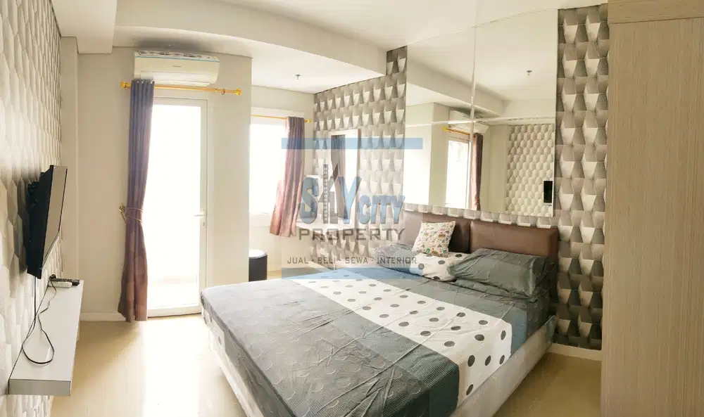 DISEWAKAN STUDIO FULL FURNISHED BAGUS METRO PARK RESIDENCE,