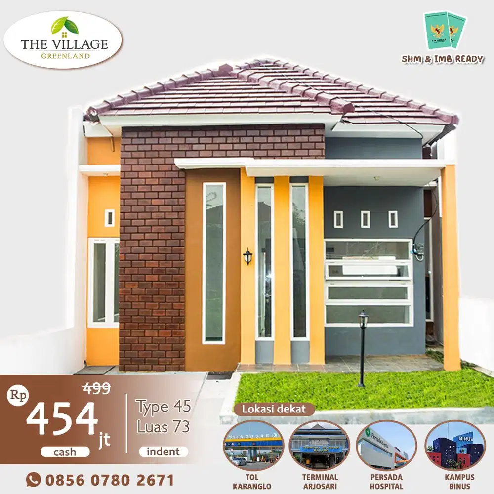 HUNIAN NYAMAN KOTA MALANG LOKASI SANGAT STRATEGIS DEKAT TOL TERMINAL