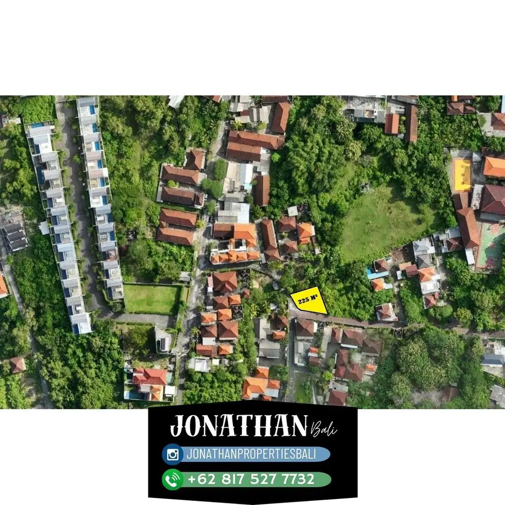 Dijual Tanah Lokasi Strategis di Ungasan, Cocok untuk Invest - Lskhe