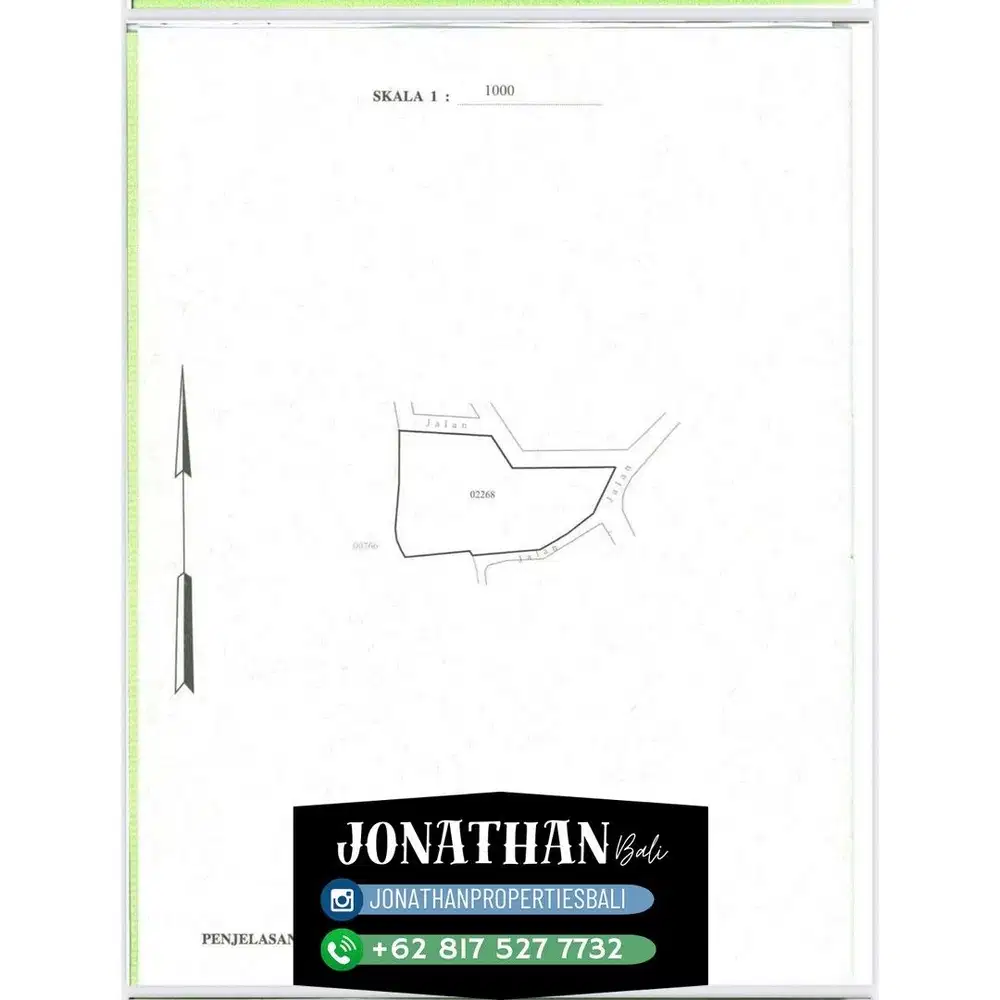 Dijual Tanah Eksklusif di Desa Kutuh – SHM, Zona Pemukiman