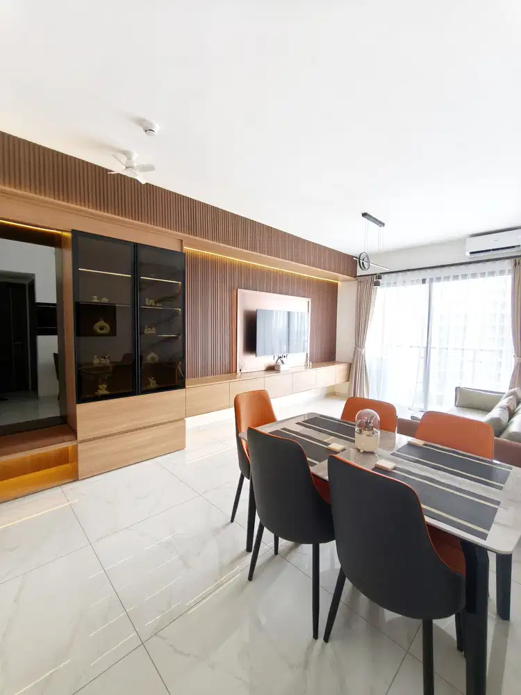 Sewa 3 Bedroom Sky House BSD Apartement Sebelah AEON Mall BSD
